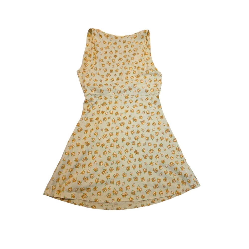 asos dress Yellow Floral Size 8 women's - Picture 2 of 5